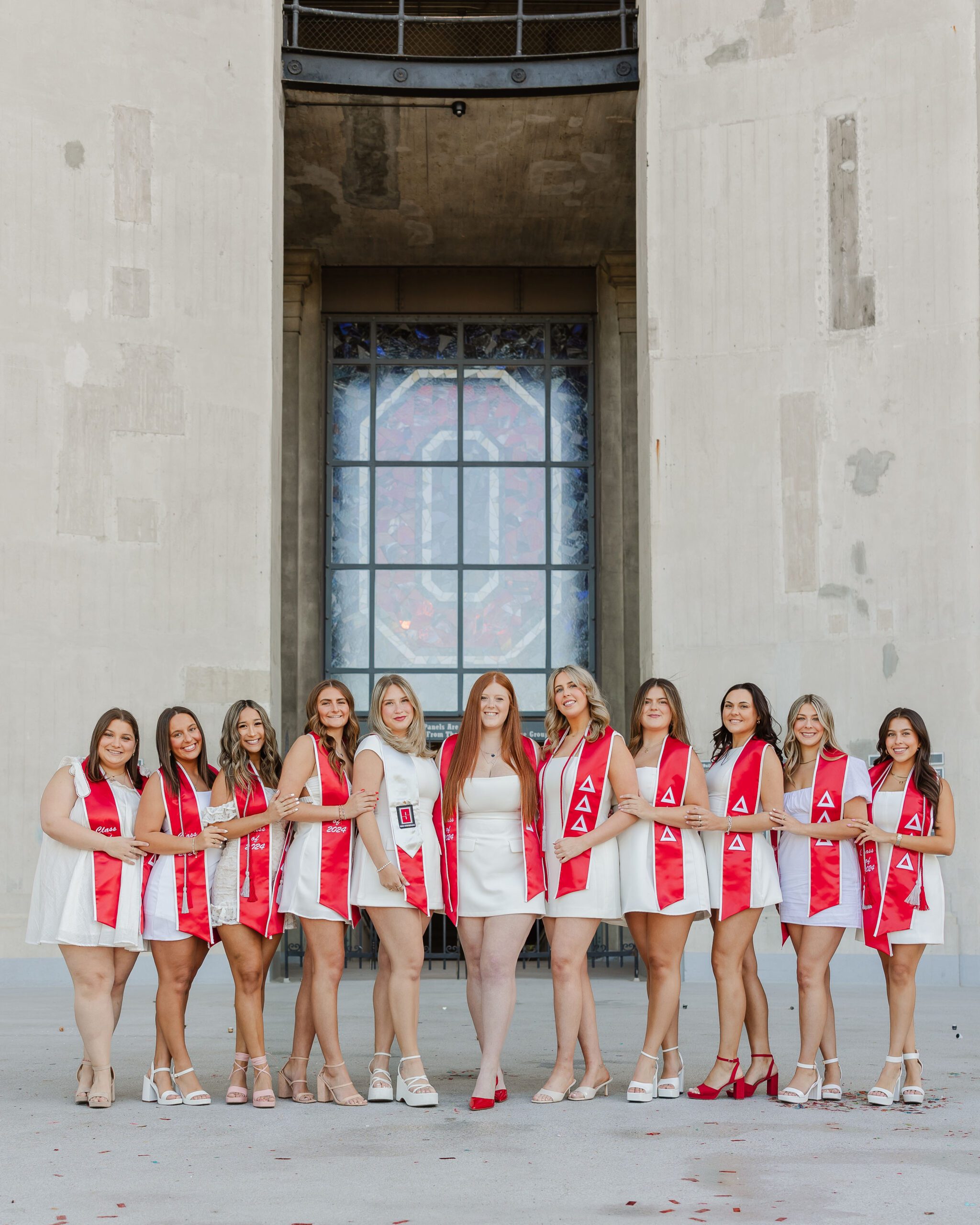 OSU senior in cap and gown 